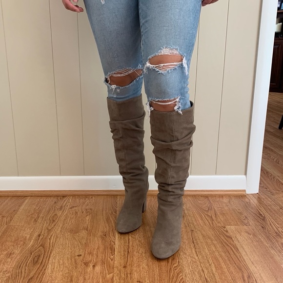 Below the knee heeled boots by Steven Madden. - Picture 5 of 11